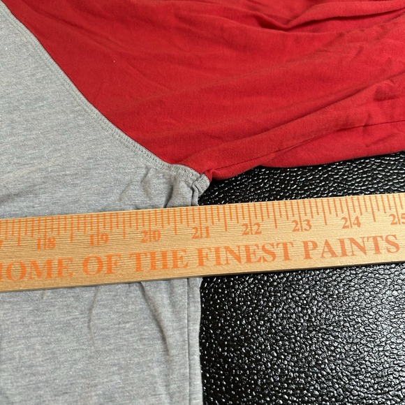 Steamboat Colorado Shirt Mens Large Gray Red 3/4 Sleeve Under Armour Heagear - Picture 5 of 7